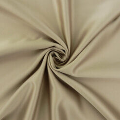 Heavy Luxe Matte Satin Fabric Taupe, by the yard