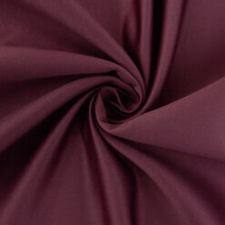 Heavy Luxe Matte Satin Fabric Wine, by the yard