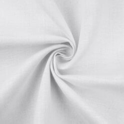 Wholesale Medium Weight Belgian Linen Fabric White 50 yard roll