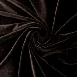 Wholesale Stretch Spandex Velvet Fabric Brown 62 yard roll