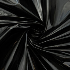 Wholesale Wet Look Vinyl Fabric Black 70 yard roll