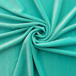 Wholesale Stretch Spandex Velvet Fabric Jade 62 yard roll