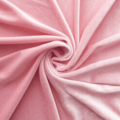 Wholesale Stretch Spandex Velvet Fabric Pink 62 yard roll