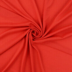 1 Yard Piece SALE Lightweight Stretch Tricot Fabric Scarlet Red SC318