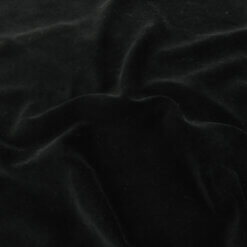 1 Yard Sale Piece Velveteen Fabric SC347 Black