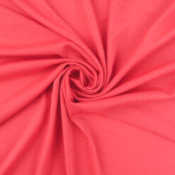 1 Yard Piece SALE Stretch Spandex Fabric Vibrant Coral SC300