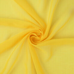 Waterfall Two Tone Chiffon Fabric Yellow/Sun 25 yard bolt