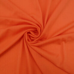 1 Yard SALE Piece Stretch Tricot Fabric SC352 Deep Orange