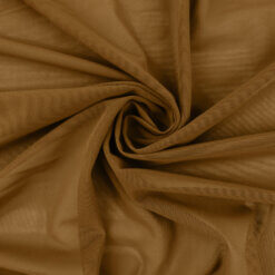 1 Yard SALE Matte Mesh Nylon Spandex Fabric SC370 Cinnamon
