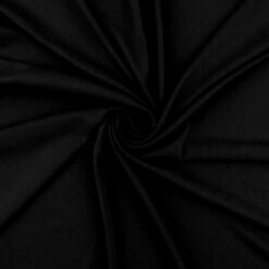 1 Yard SALE Piece Stretch Ribbed Spandex Fabric SC367 Black