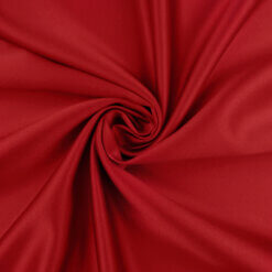 Fire Retardant Soft Shine Satin Fabric Deep Red 25 yard roll