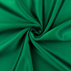 Fire Retardant Soft Shine Satin Fabric Kelly Green 25 yard roll
