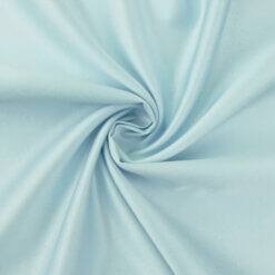 Fire Retardant Soft Shine Satin Fabric Light Blue 25 yard roll