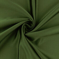 Fire Retardant Soft Shine Satin Fabric Moss Green 25 yard roll