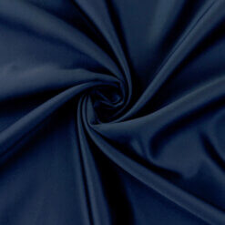 Fire Retardant Soft Shine Satin Fabric Navy Blue 25 yard roll