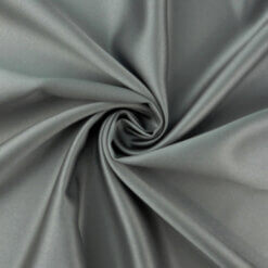 Fire Retardant Soft Shine Satin Fabric Platinum 25 yard roll