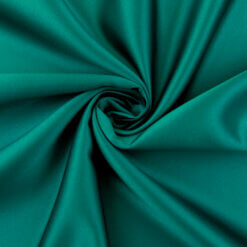 Fire Retardant Soft Shine Satin Fabric Teal 25 yard roll