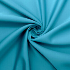 Fire Retardant Soft Shine Satin Fabric Turquoise 25 yard roll