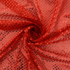 Wholesale Stretch 3mm Dot Fabric Red 1,000 Yard Case