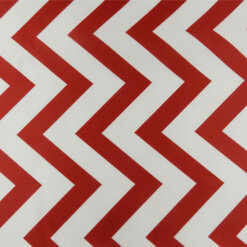 1 Yard SALE Chevron Soft Shine Satin Fabric SC380 Red-White