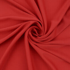 1 Yard SALE Lightweight Stretch Tricot Fabric SC377 Scarlet Red
