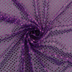 Wholesale Stretch 3mm Dot Fabric Purple 50 yard roll