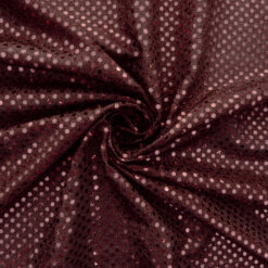 Wholesale Stretch 3mm Dot Fabric Burgundy 50 yard roll