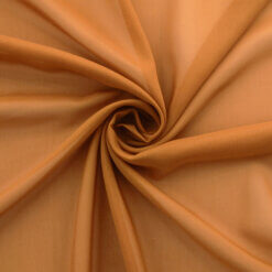 SALE Chiffon Fabric Cinnamon, by the yard