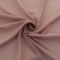 SALE Chiffon Fabric Mauve, by the yard