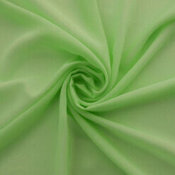 SALE Chiffon Fabric Bright Sage, by the yard