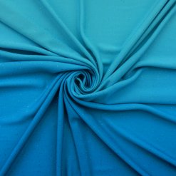 SALE Hombre Stretch Knit Fabric with Lurex Accents SG108 Turquoise, by the yard