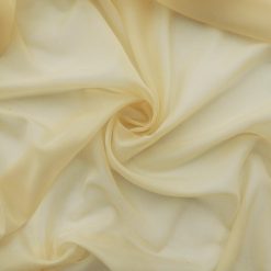 SALE 118" Wide Sheer Voile Fabric Champagne, by the yard