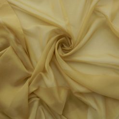 Wholesale 118" Wide Sheer Voile Fabric Victorian Gold 60 yard roll