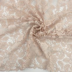 SALE Floral Venice Lace Guipure Fabric Dusty Rose 6861, by the yard