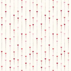 SALE P&B Textiles Love Birds 5338 Ecru, by the yard